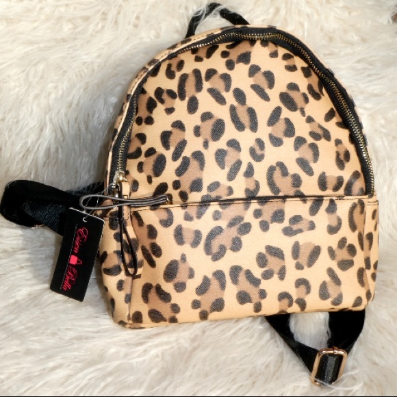 leopard mini backpack